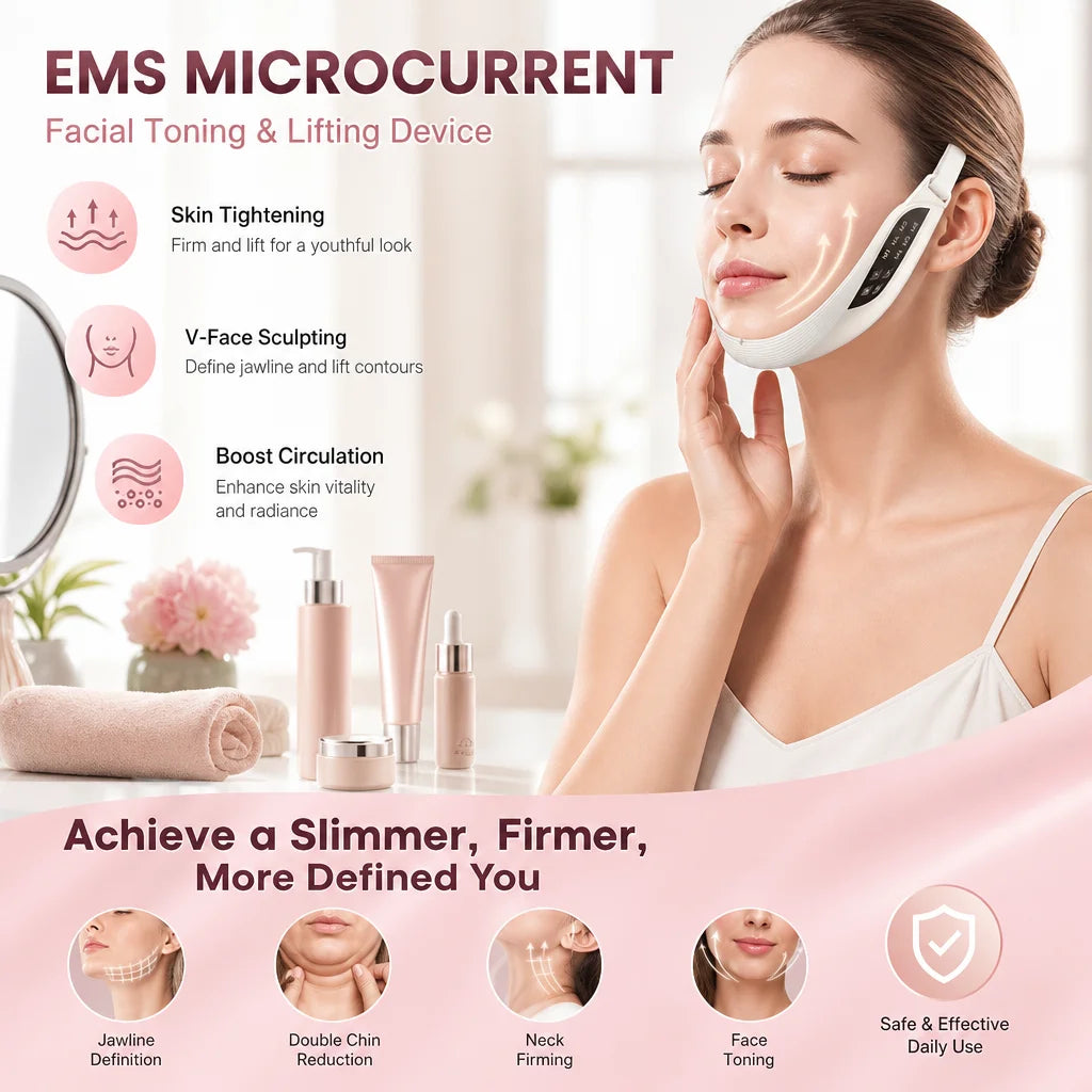 6-in-1 EMS V-Face Lifting Beauty Device