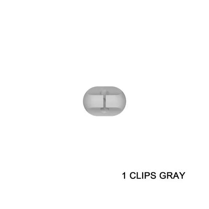 Silicone USB Cable Clip - Adhesive Desk Cord Organizer