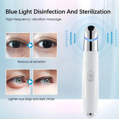 LED Eye Massager Wand for Dark Circles and Puffiness